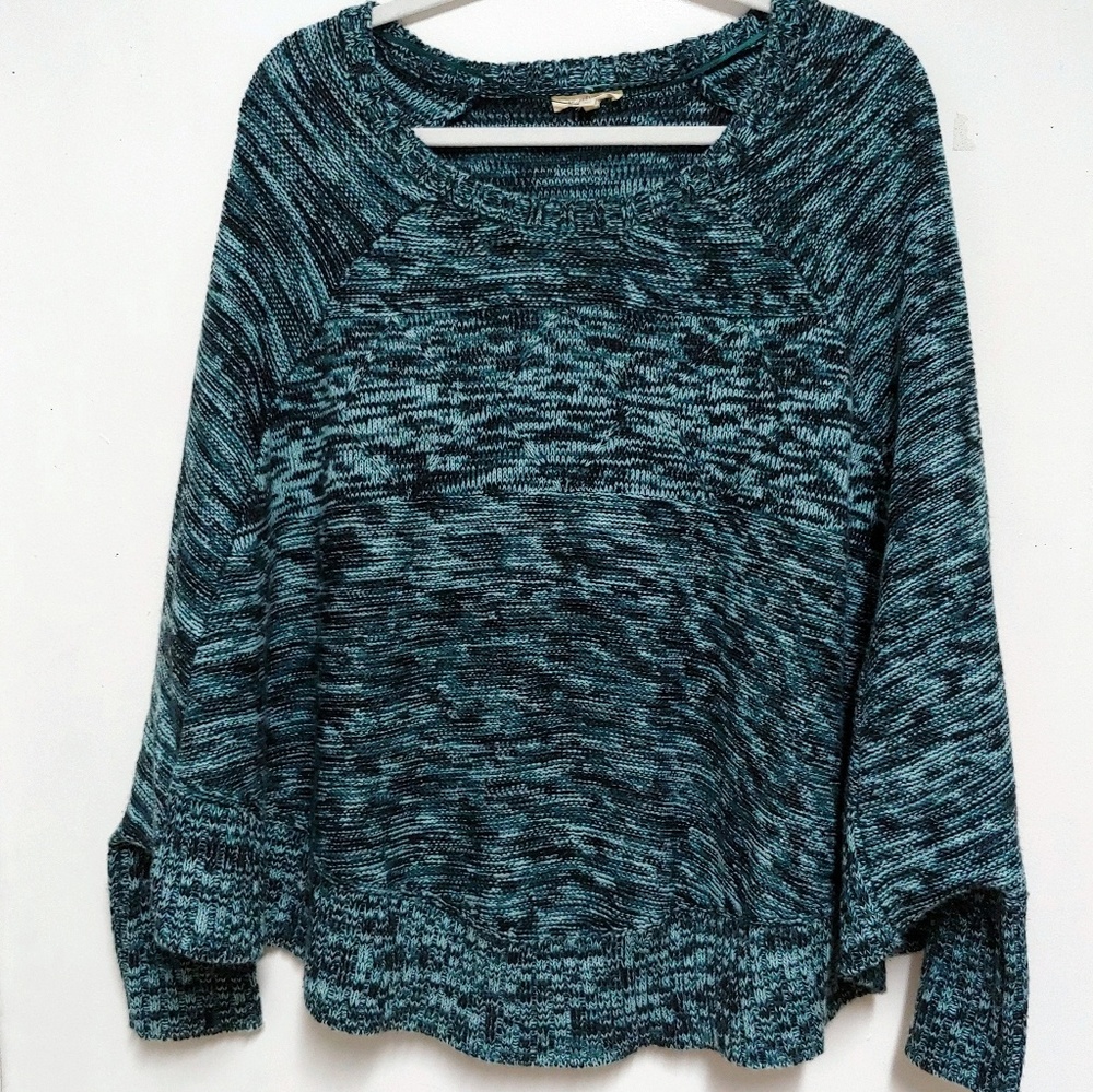 Mystree oversized scoop neck knit sweater